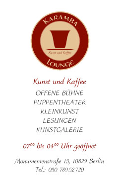 Visitenkartenlayout 02 für Karamba-Lounge