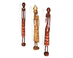 Standfiguren farbig